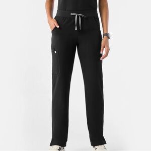 Figs Black Track Pants